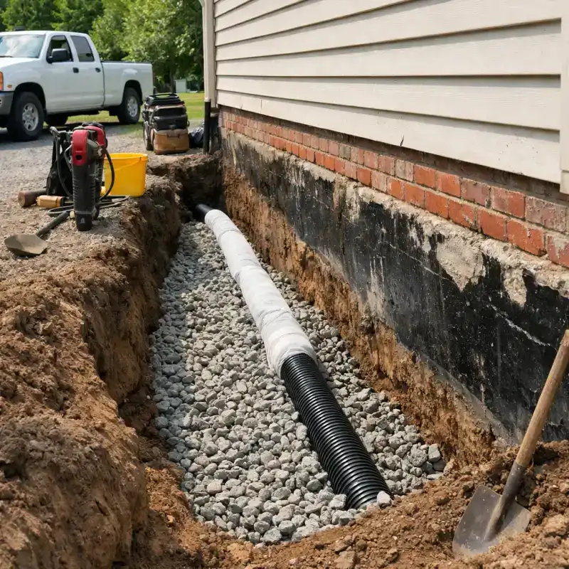 French Drain Vestavia Hills